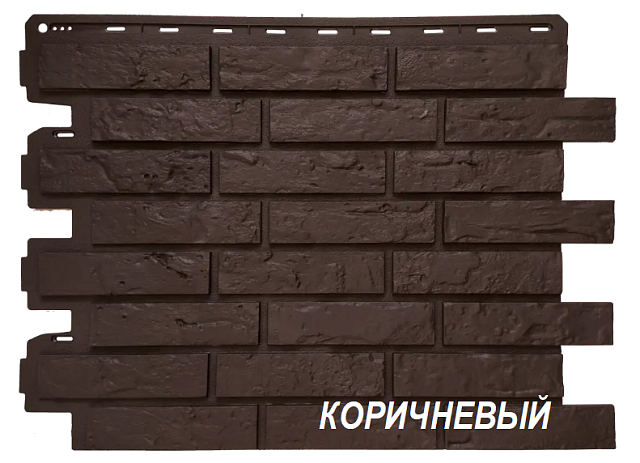 Фасадная панель Альта-Профиль Кирпич Рижский ЭКО